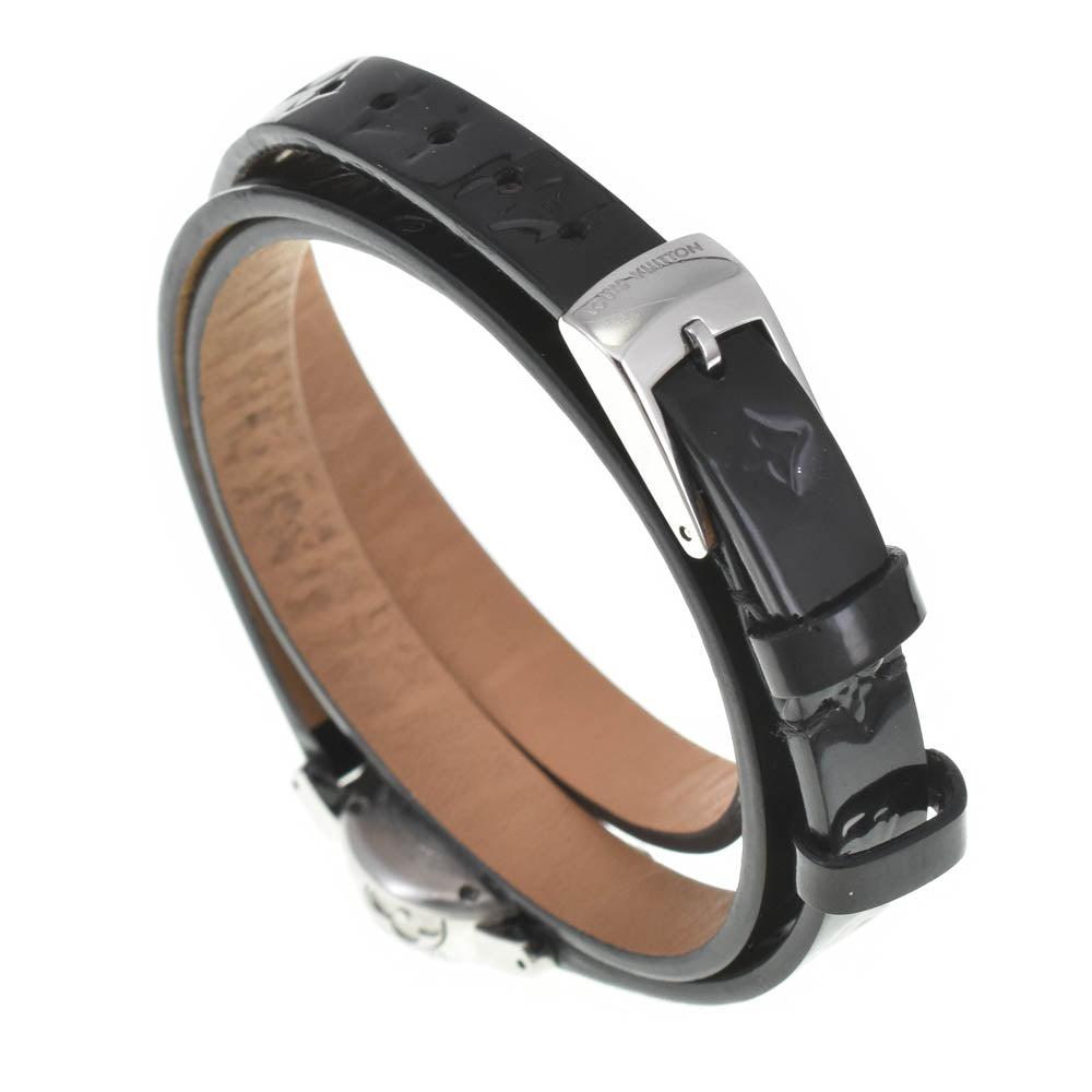 with paper LOUIS VUITTON Tambour bijou Q151K Diamond Triple Coiled gray Dial Quartz Ladies
 Watch J#142507