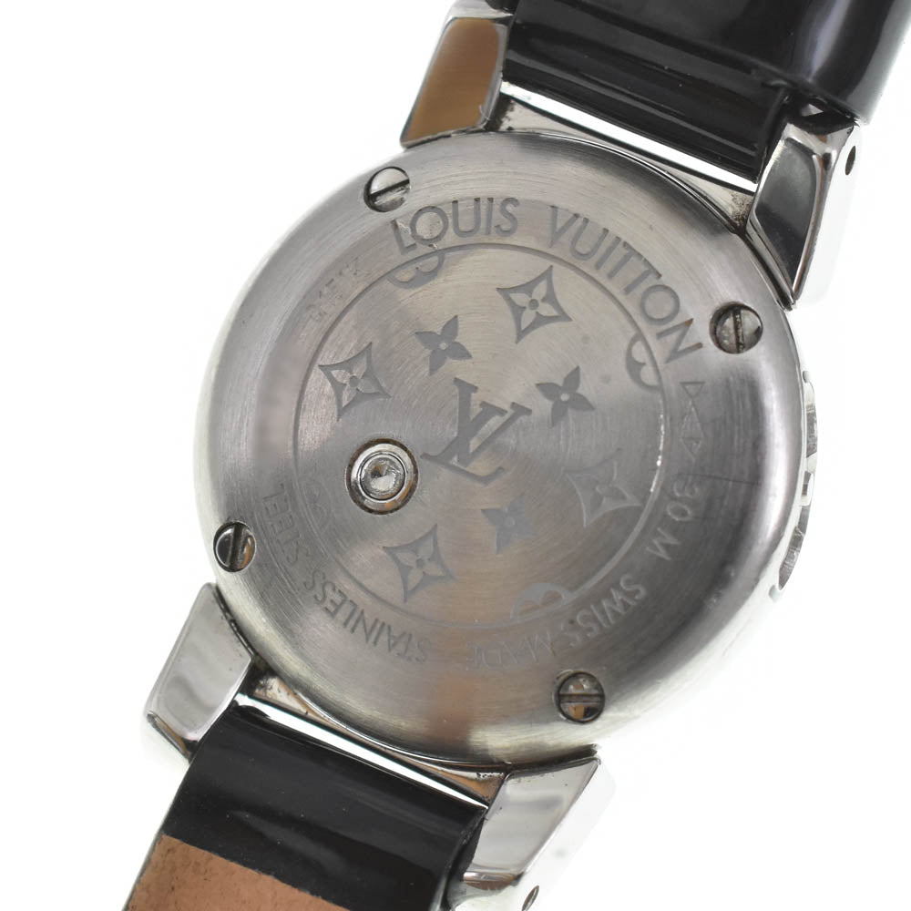 with paper LOUIS VUITTON Tambour bijou Q151K Diamond Triple Coiled gray Dial Quartz Ladies
 Watch J#142507