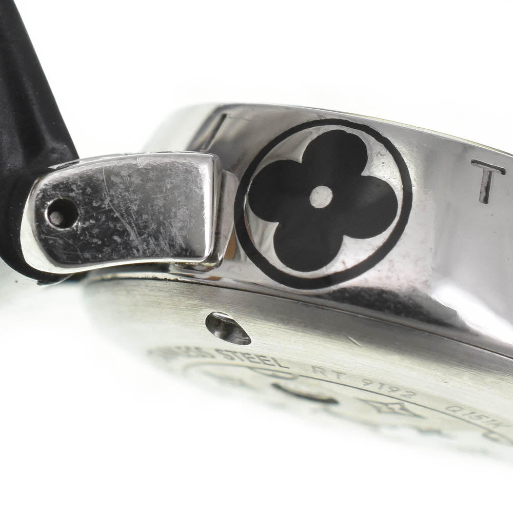 with paper LOUIS VUITTON Tambour bijou Q151K Diamond Triple Coiled gray Dial Quartz Ladies
 Watch J#142507