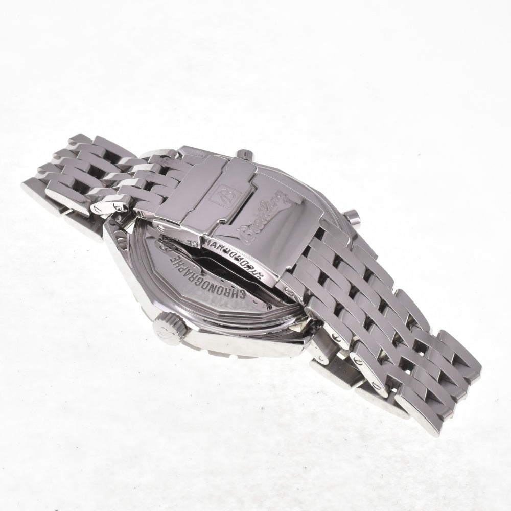 with paper BREITLING Chronomatic A41360 Chronograph Date Black / Silver Dial Automatic Men's
 Watch I#142508