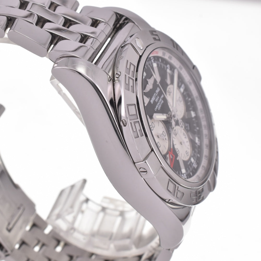 with paper BREITLING Chronomat GMT AB0410 Chronograph Date Black / Silver Dial Automatic Men's
 Watch I#142512