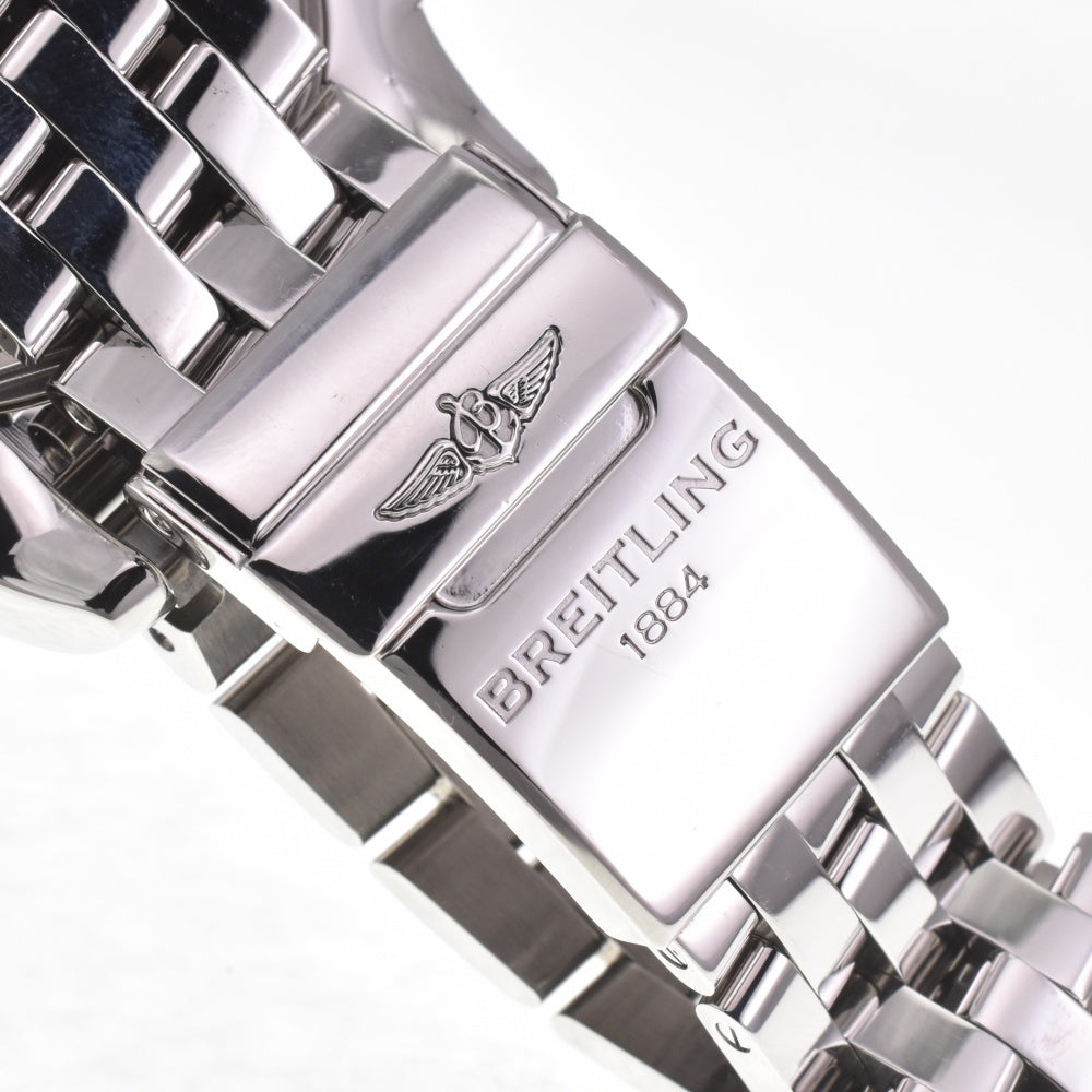 with paper BREITLING Chronomat GMT AB0410 Chronograph Date Black / Silver Dial Automatic Men's
 Watch I#142512