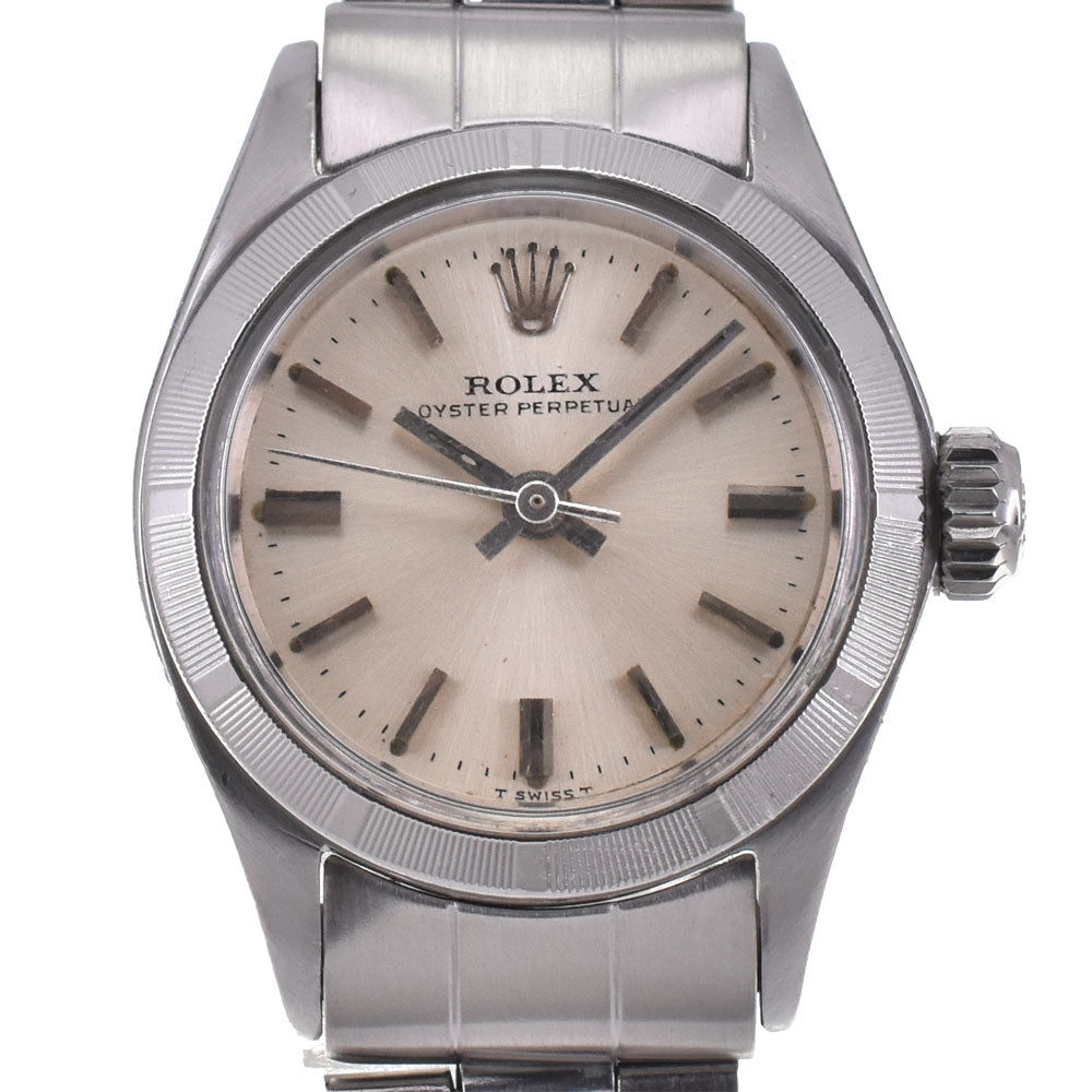 ROLEX Oyster perpetual 6623 vintage Circa 1964 Cal.1161 Silver Dial Automatic Ladies
 Watch A#142514