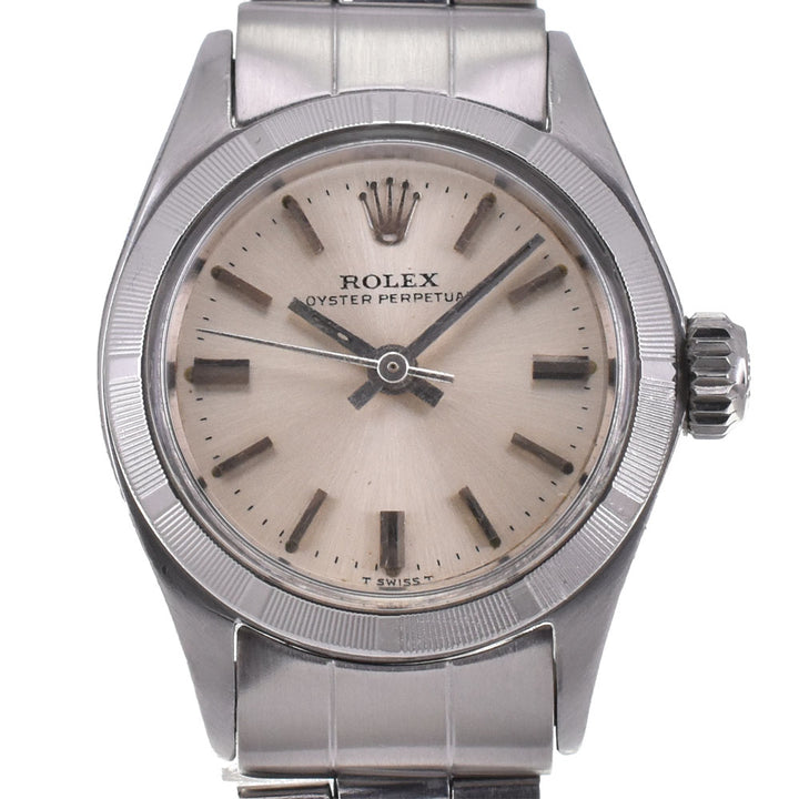 ROLEX Oyster perpetual 6623 vintage Circa 1964 Cal.1161 Silver Dial Automatic Ladies
 Watch A#142514