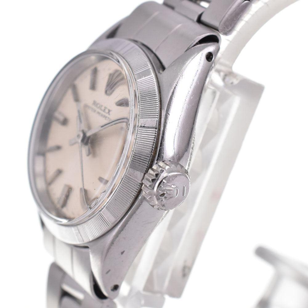 ROLEX Oyster perpetual 6623 vintage Circa 1964 Cal.1161 Silver Dial Automatic Ladies
 Watch A#142514