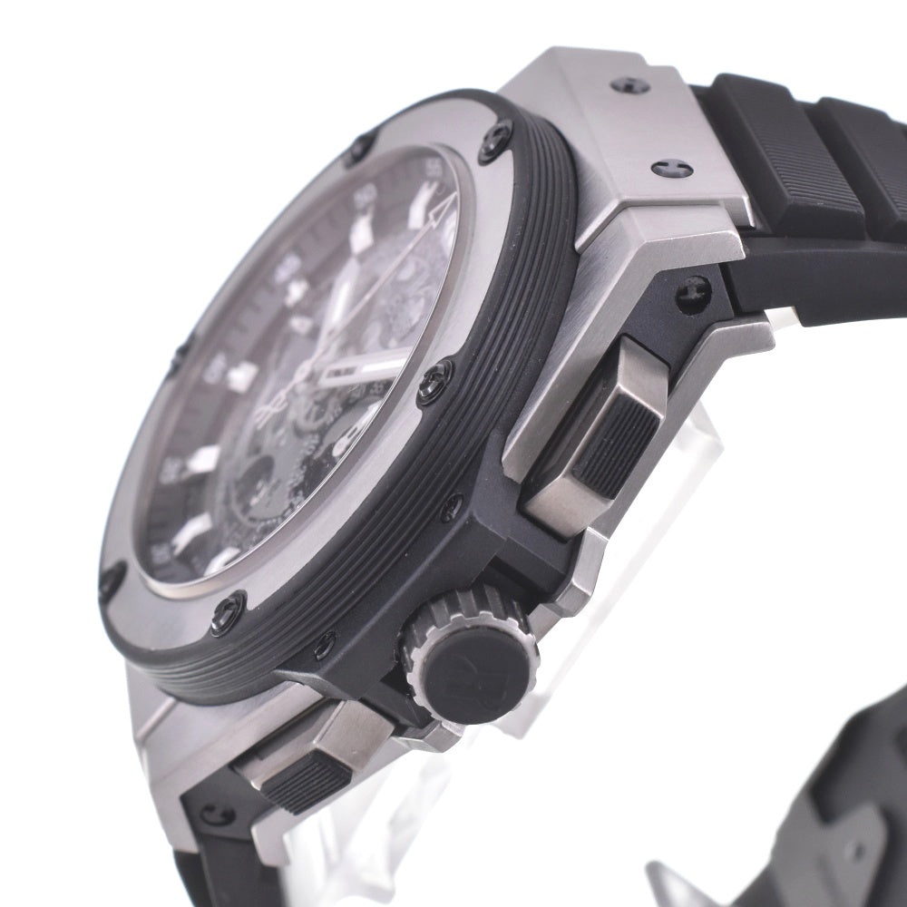 with paper HUBLOT King Power Unico Titanium 701.NX.0170.RX Silver (Skeleton) Dial Automatic Men's
 Watch L#142519