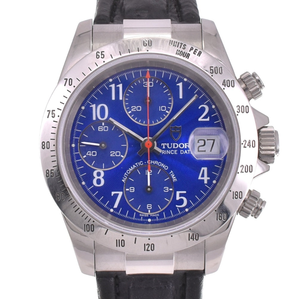 TUDOR Chrono time 79280 Chronograph Date blue Dial Automatic Men's
 Watch I#142521