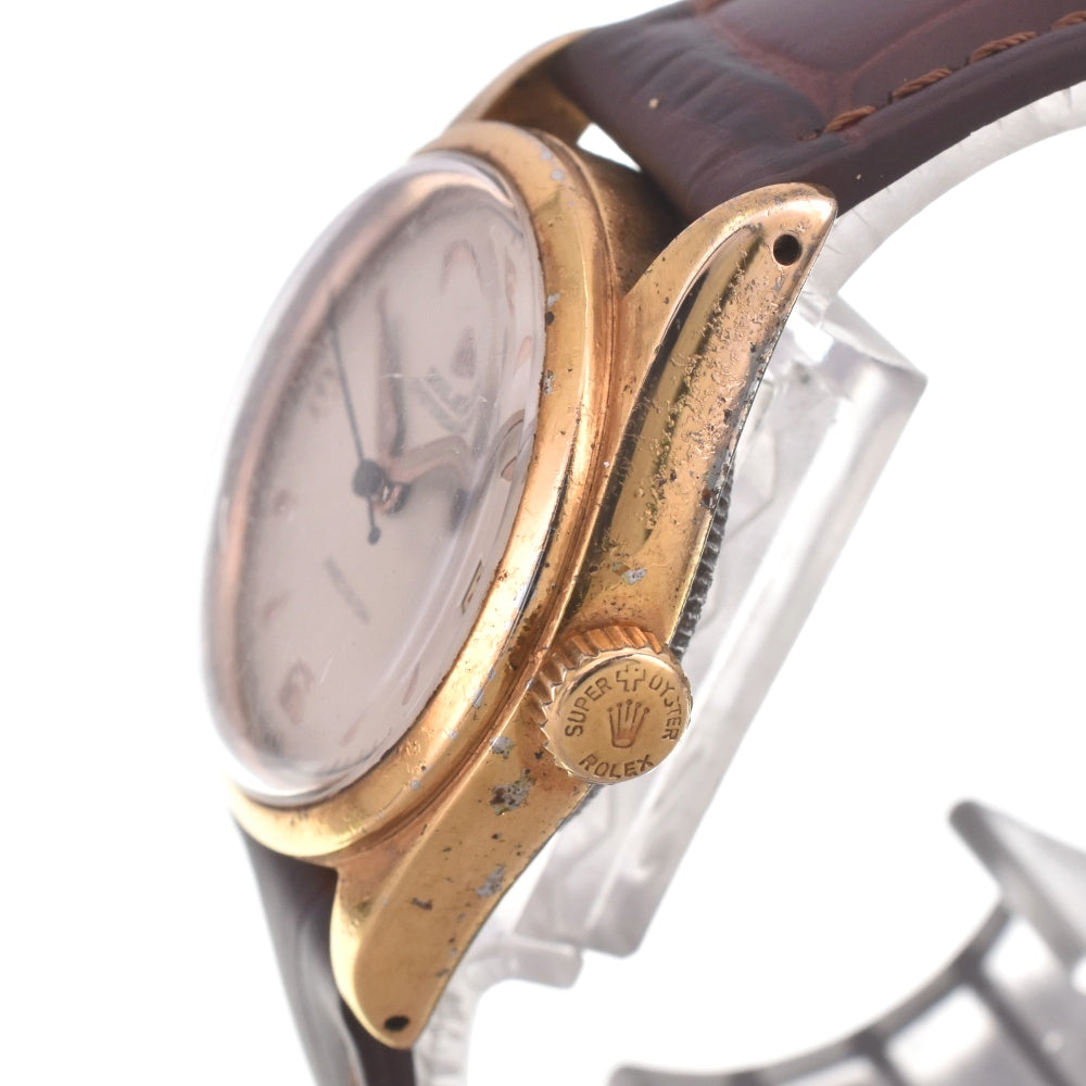 ROLEX Oyster Date 6066 vintage Cal.740 Ivory Dial Hand Winding Boy's
 Watch I#142522