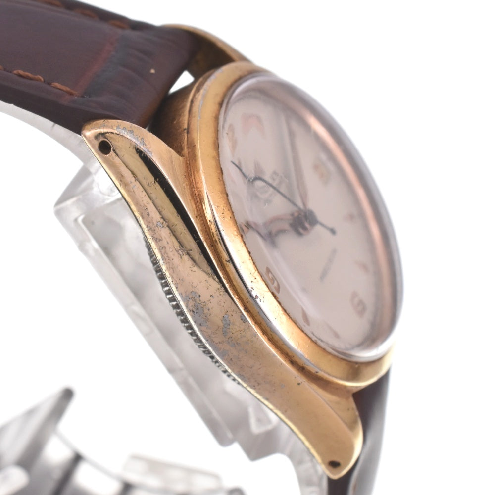 ROLEX Oyster Date 6066 vintage Cal.740 Ivory Dial Hand Winding Boy's
 Watch I#142522