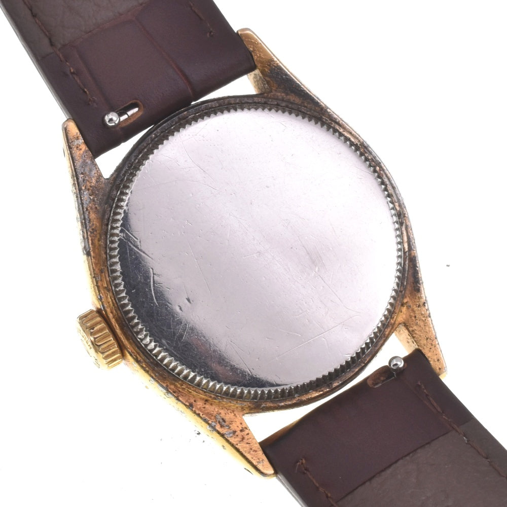 ROLEX Oyster Date 6066 vintage Cal.740 Ivory Dial Hand Winding Boy's
 Watch I#142522