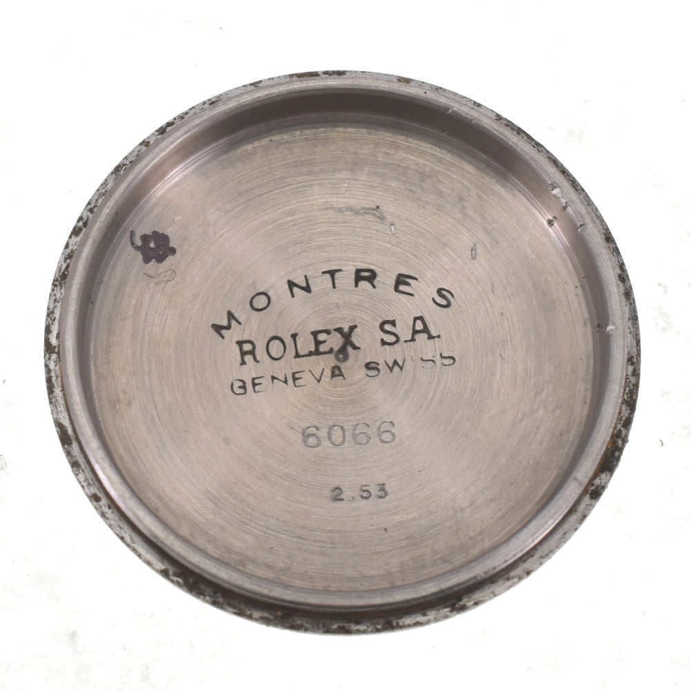 ROLEX Oyster Date 6066 vintage Cal.740 Ivory Dial Hand Winding Boy's
 Watch I#142522