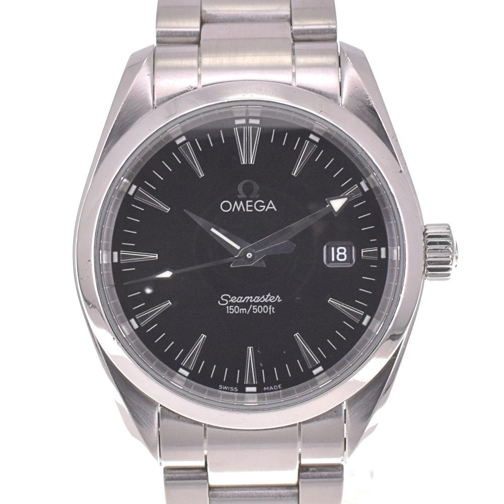 OMEGA Seamaster Aqua Terra 150m 2518.50 Date black Dial Quartz Men's
 Watch I#142523