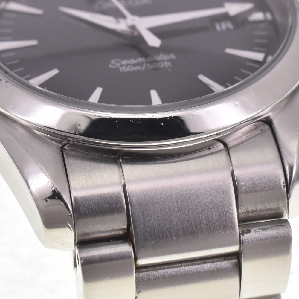 OMEGA Seamaster Aqua Terra 150m 2518.50 Date black Dial Quartz Men's
 Watch I#142523