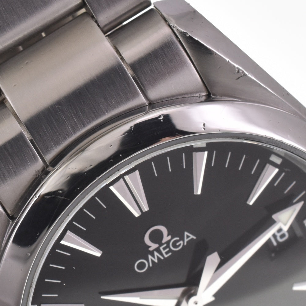 OMEGA Seamaster Aqua Terra 150m 2518.50 Date black Dial Quartz Men's
 Watch I#142523