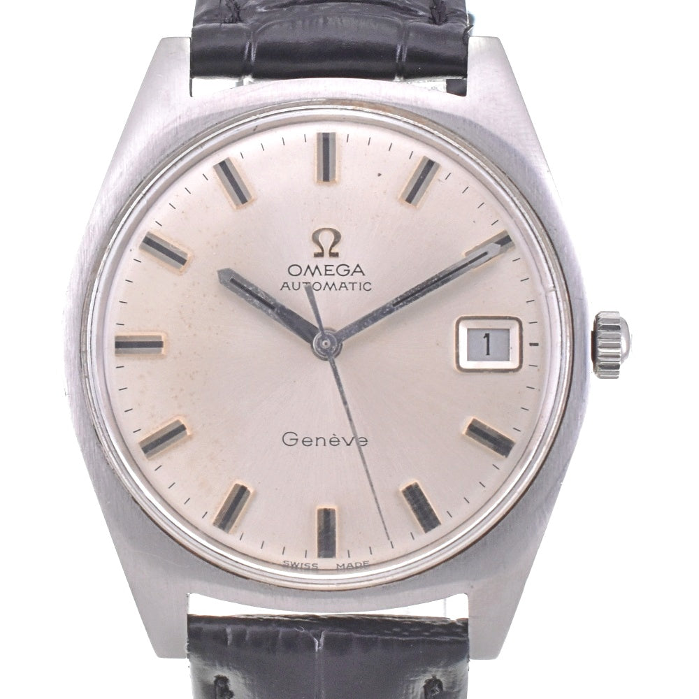 OMEGA Seamaster Geneva 166.041 vintage Date Cal.565 Silver Dial Automatic Men's
 Watch M#142525