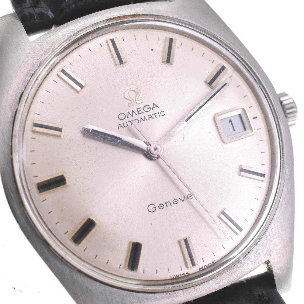OMEGA Seamaster Geneva 166.041 vintage Date Cal.565 Silver Dial Automatic Men's
 Watch M#142525