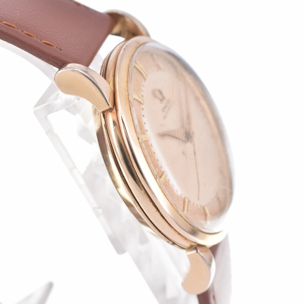 OMEGA 2445-10 SC Vintage Cal.354 Harfloater Champagne Dial Automatic Men's
 Watch L#142526