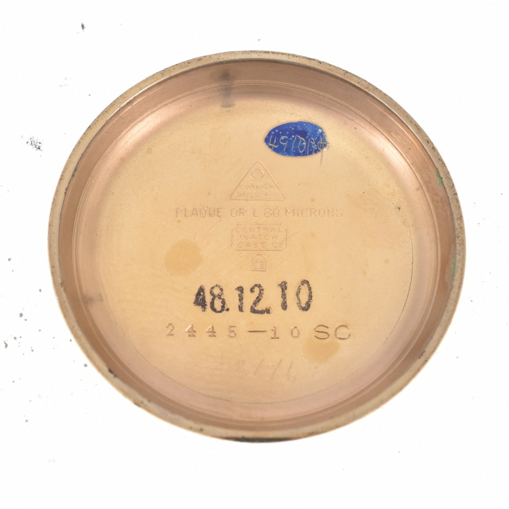 OMEGA 2445-10 SC Vintage Cal.354 Harfloater Champagne Dial Automatic Men's
 Watch L#142526