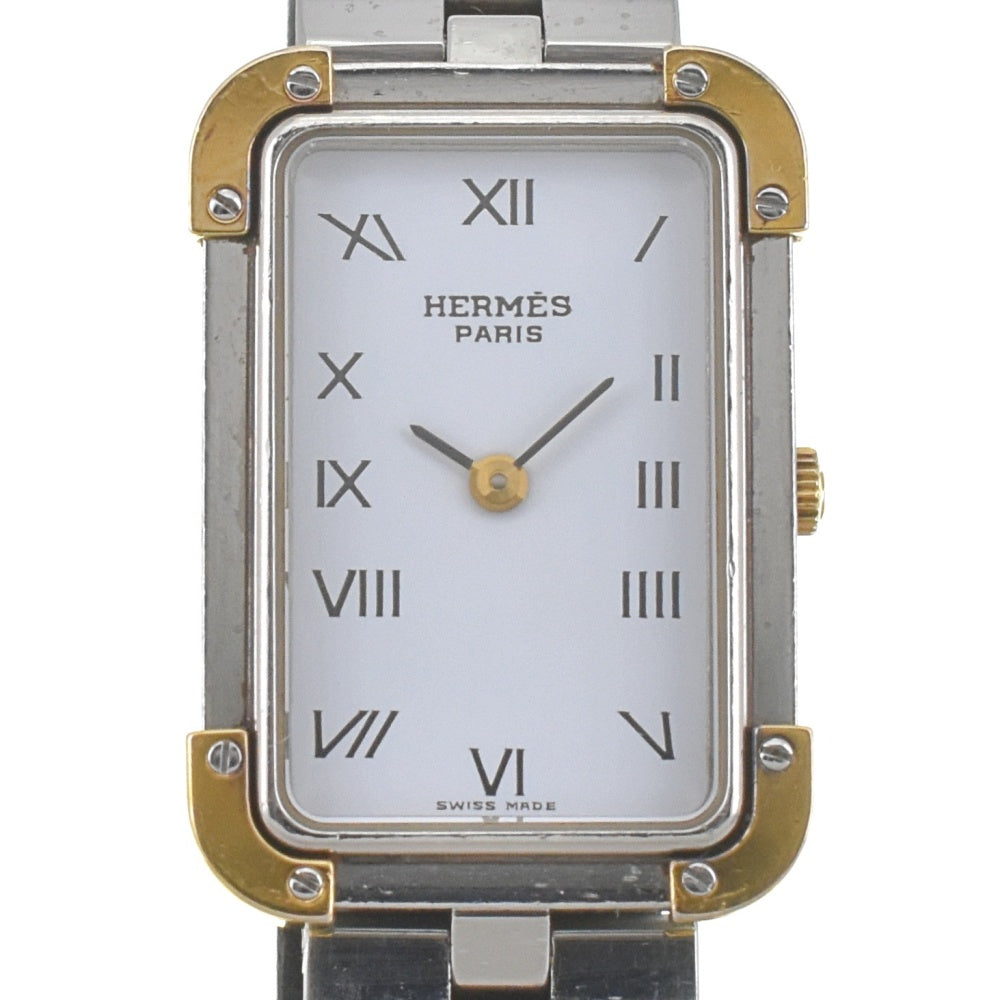 HERMES Clojure CR1.240 vintage white Dial Quartz Ladies
 Watch J#142533