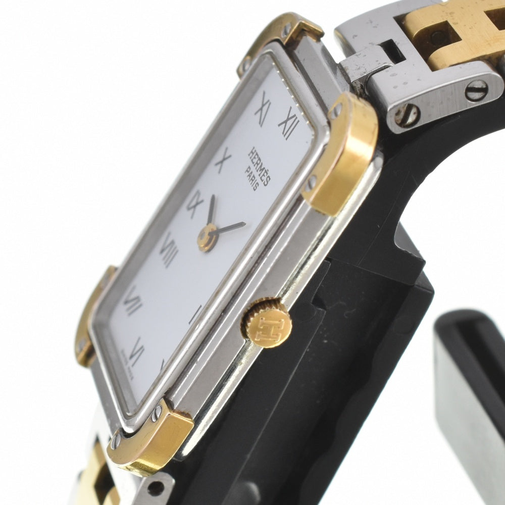 HERMES Clojure CR1.240 vintage white Dial Quartz Ladies
 Watch J#142533