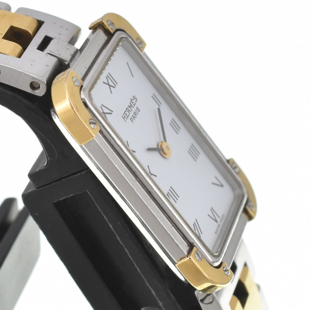 HERMES Clojure CR1.240 vintage white Dial Quartz Ladies
 Watch J#142533