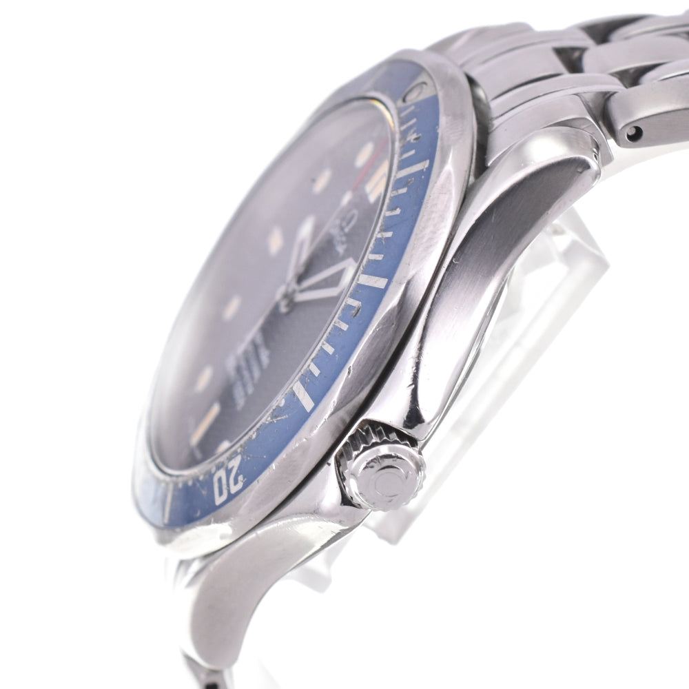 with paper OMEGA Seamaster 300M 2531.80 Date chronometer blue Dial Automatic Men's
 Watch N#142542