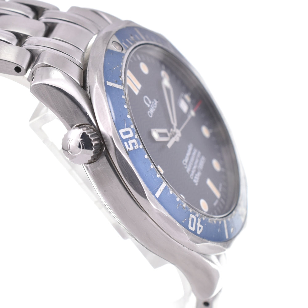 with paper OMEGA Seamaster 300M 2531.80 Date chronometer blue Dial Automatic Men's
 Watch N#142542