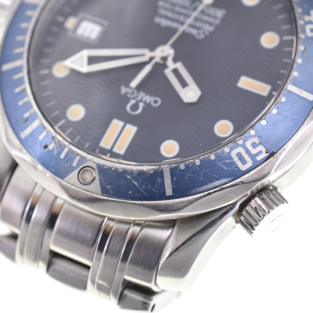 with paper OMEGA Seamaster 300M 2531.80 Date chronometer blue Dial Automatic Men's
 Watch N#142542