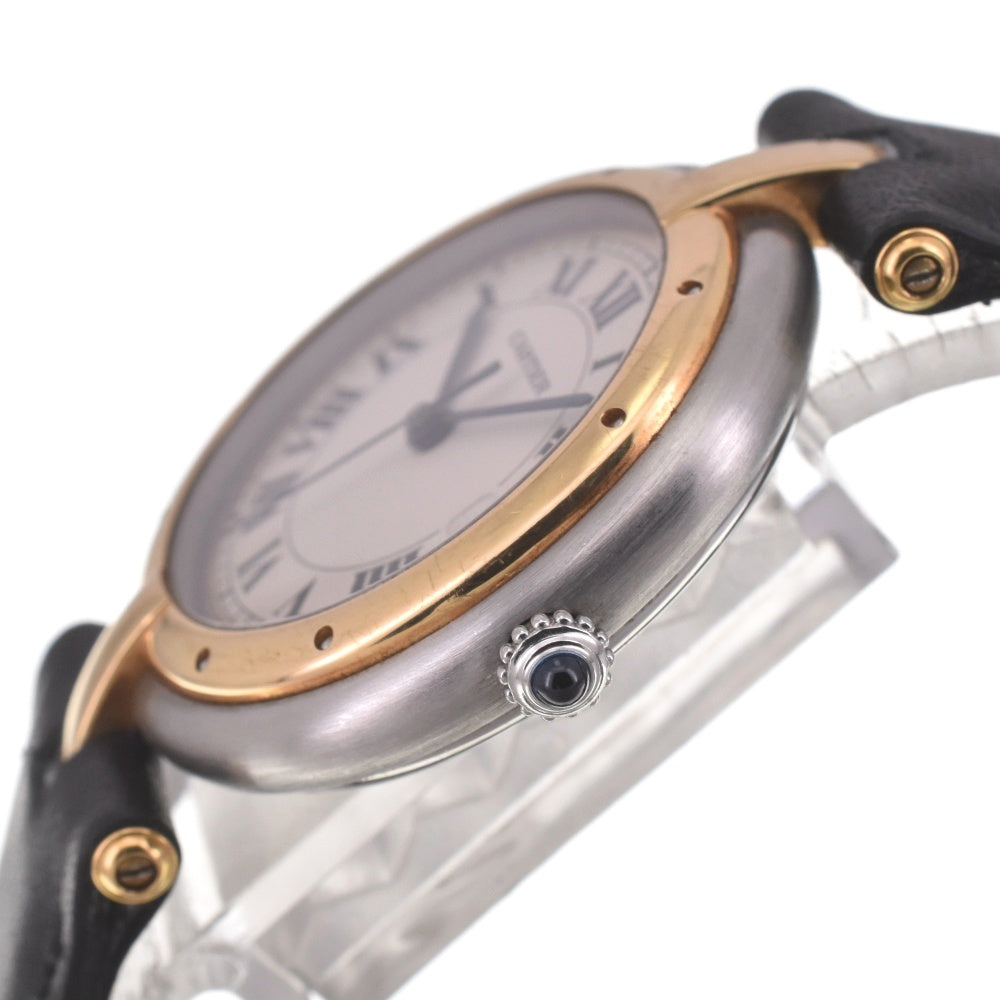 CARTIER PANTHERE Vendome LM Stainless Steel/K18 Ivory Dial Quartz Unisex
 Watch I#142546