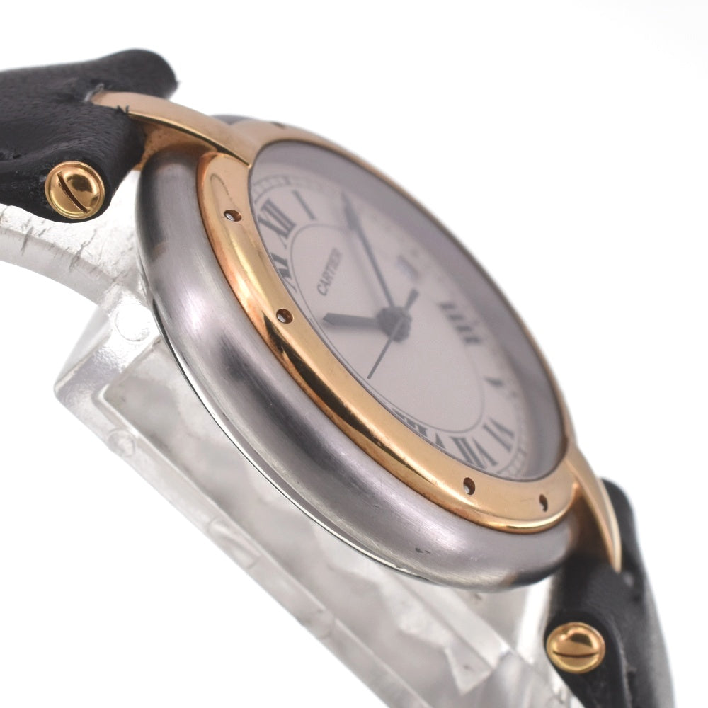 CARTIER PANTHERE Vendome LM Stainless Steel/K18 Ivory Dial Quartz Unisex
 Watch I#142546
