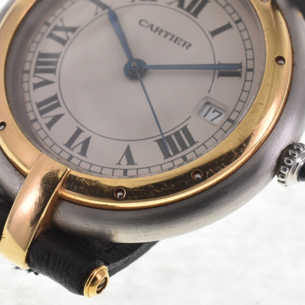 CARTIER PANTHERE Vendome LM Stainless Steel/K18 Ivory Dial Quartz Unisex
 Watch I#142546
