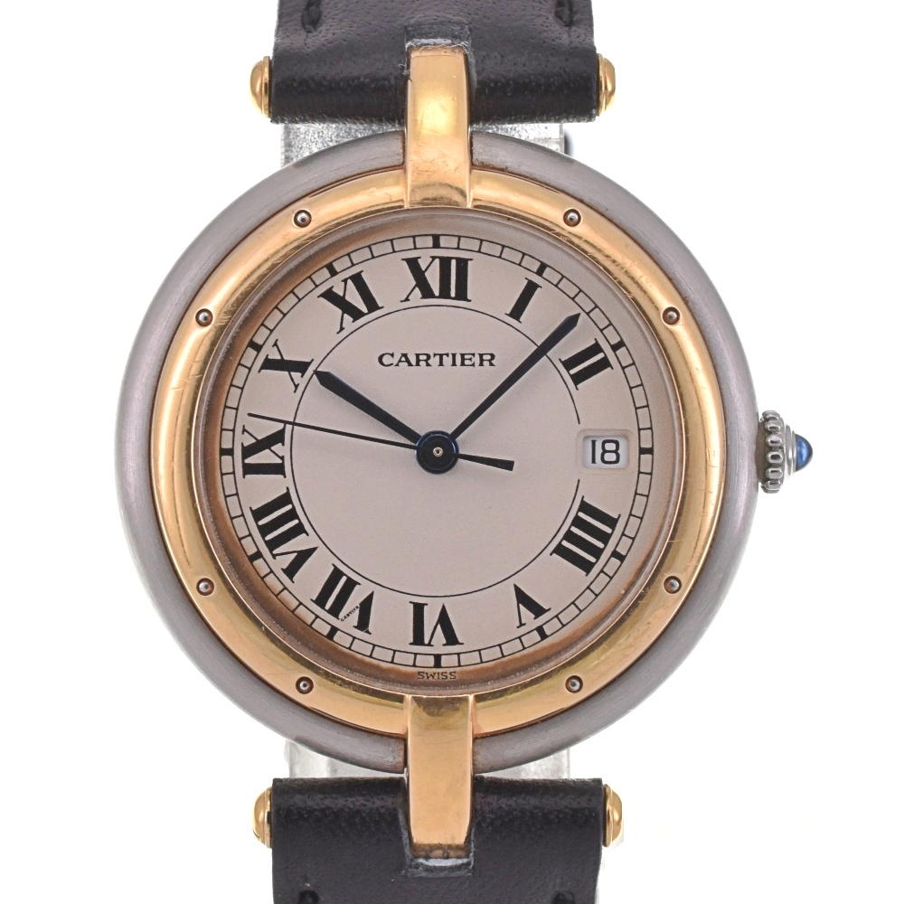 CARTIER PANTHERE Vendome LM Stainless Steel/K18 Ivory Dial Quartz Unisex
 Watch I#142546
