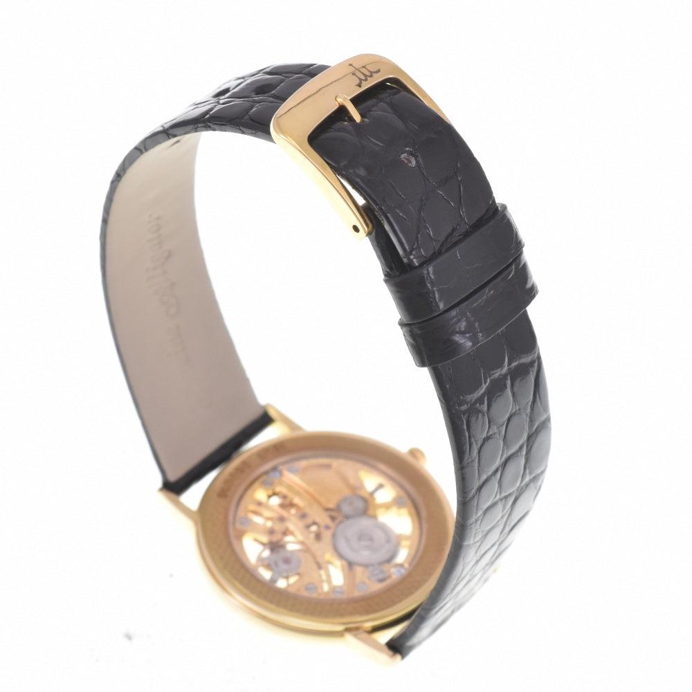 SEIKO CREDOR SIGNO GBBD998/6899-A268 K18YG skeleton Dial Hand Winding Men's
 Watch L#142547