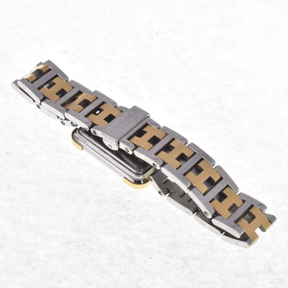 with paper HERMES Clojure CR1.220 Stainless Steel/Gold Plated gold Dial Quartz Ladies
 Watch H#142549