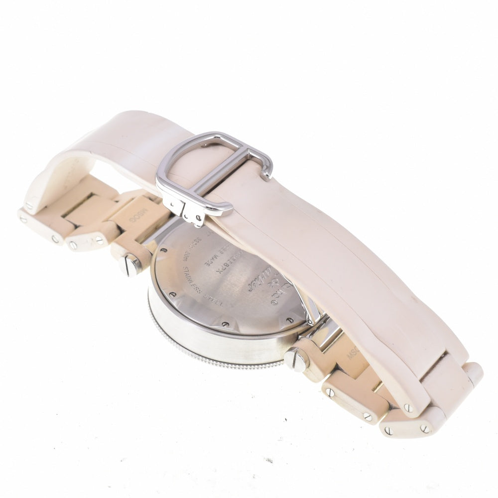 CARTIER Passive timer W3140004 Chronograph Stainless Steel/K18PG/Rubber Silver Dial Quartz Men's
 Watch L#142550