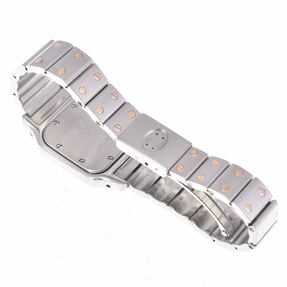 CARTIER Santosgalbe SM W20012C4 Stainless Steel/K18YG Ivory Dial Quartz Ladies
 Watch L#142551