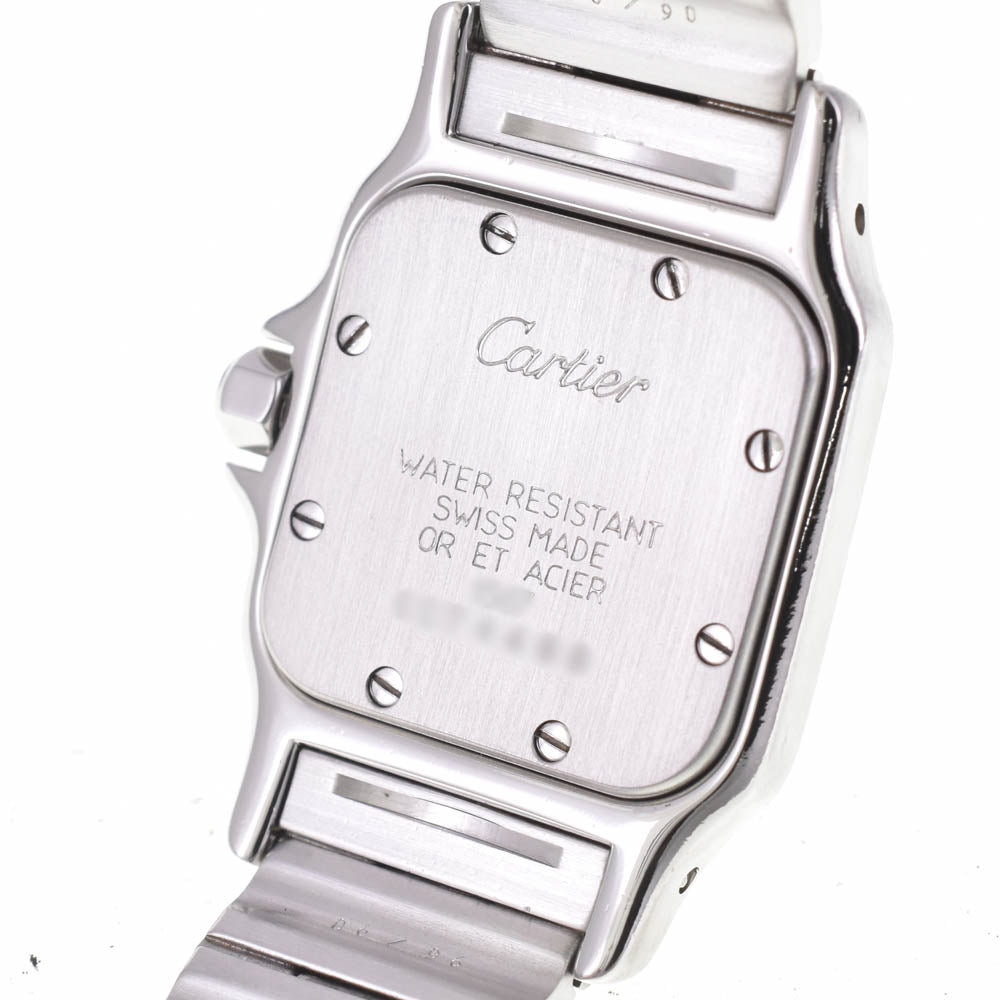 CARTIER Santosgalbe SM W20012C4 Stainless Steel/K18YG Ivory Dial Quartz Ladies
 Watch L#142551