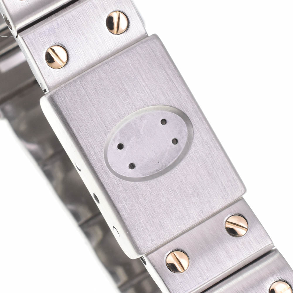 CARTIER Santosgalbe SM W20012C4 Stainless Steel/K18YG Ivory Dial Quartz Ladies
 Watch L#142551
