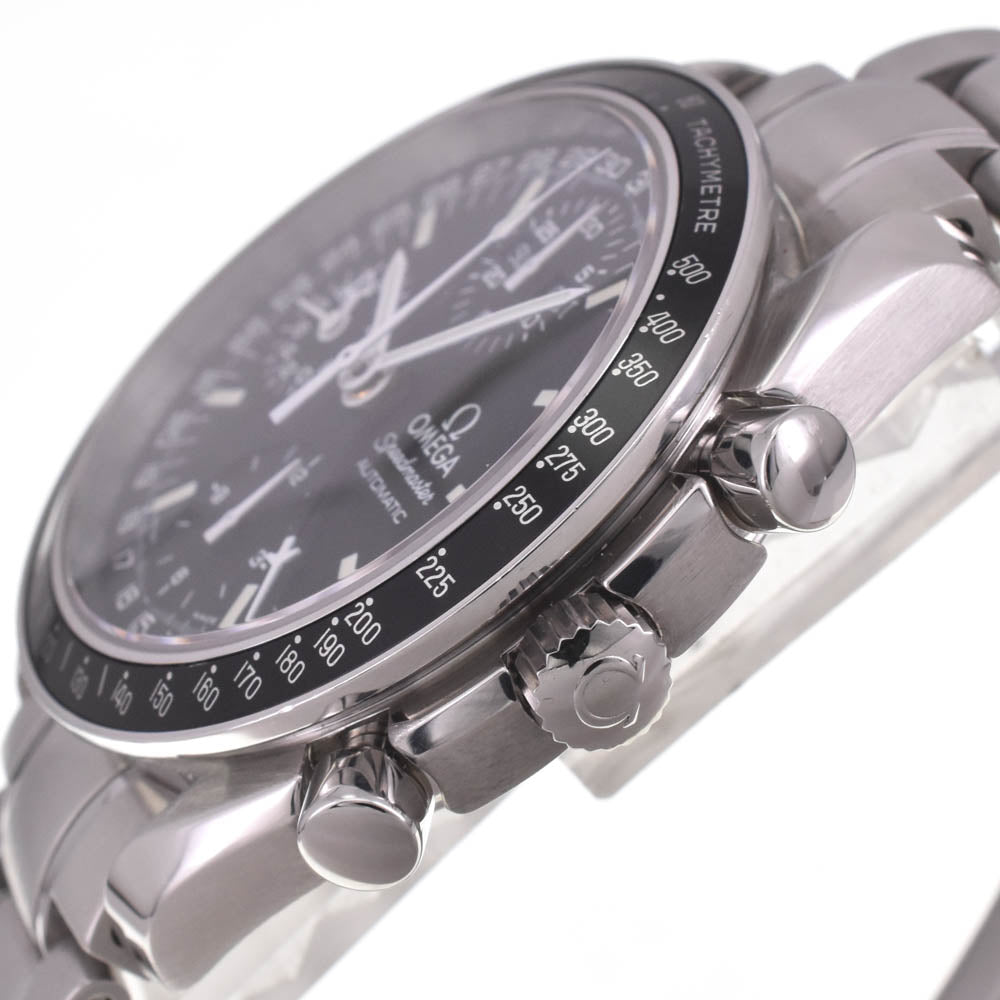 with paper OMEGA Speedmaster 3520.50 Mark 40 Cosmos Triple calendar chronograph black Dial Automatic Men's
 Watch I#142553