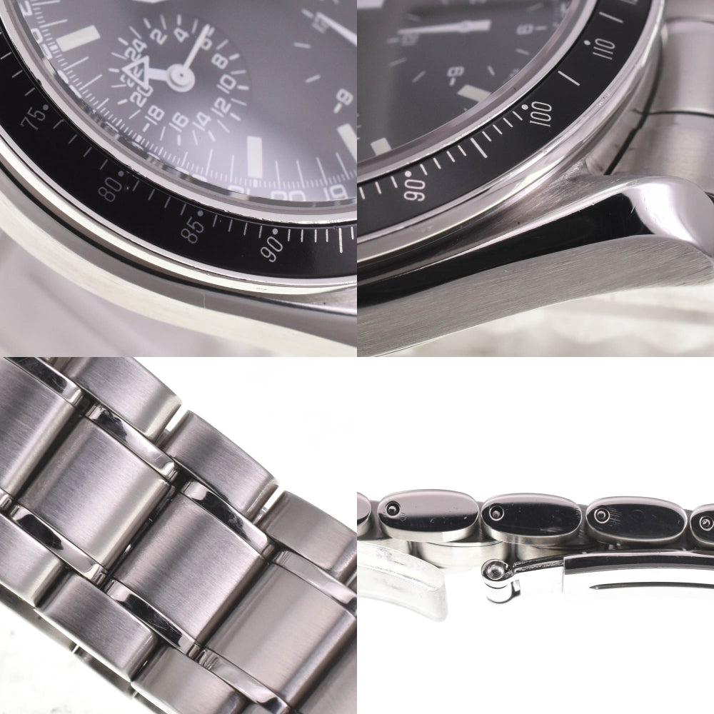 with paper OMEGA Speedmaster 3520.50 Mark 40 Cosmos Triple calendar chronograph black Dial Automatic Men's
 Watch I#142553