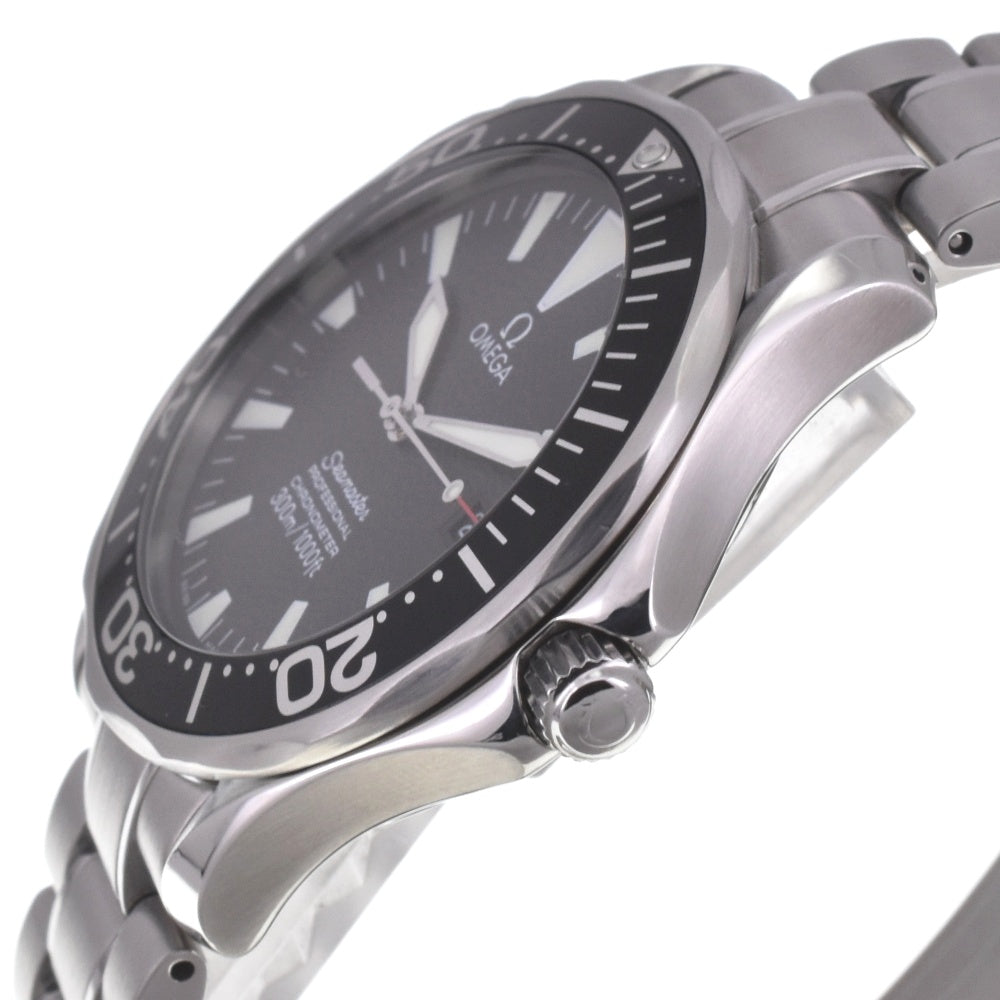 with paper OMEGA Seamaster300M 2254.50 Date chronometer black Dial Automatic Men's
 Watch H#142554