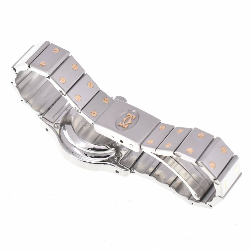 CARTIER Santos Octagon SM vintage Stainless Steel/K18YG white Dial Automatic Ladies
 Watch L#142558