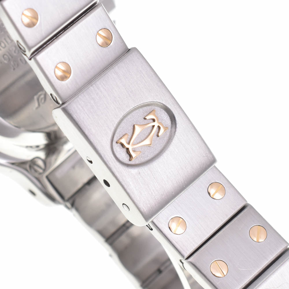 CARTIER Santos Octagon SM vintage Stainless Steel/K18YG white Dial Automatic Ladies
 Watch L#142558