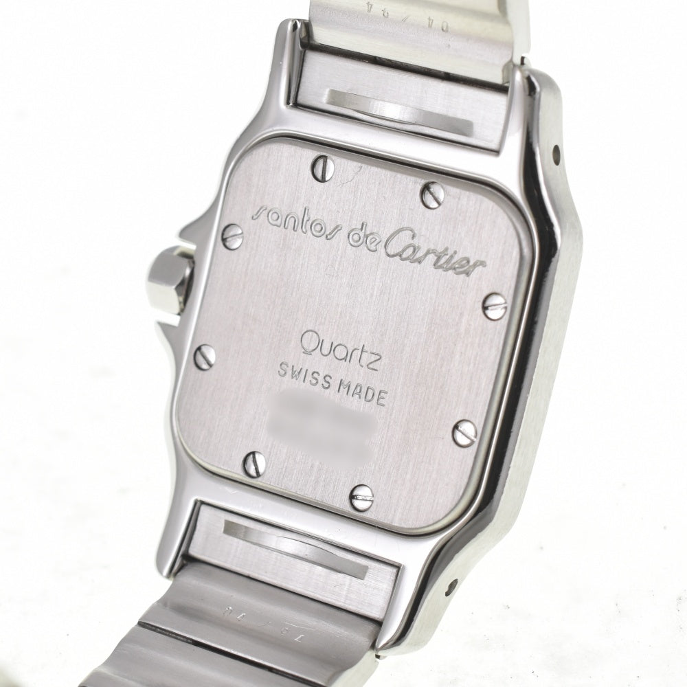 CARTIER Santosgalbe SM W20012C4 Stainless Steel/K18YG Ivory Dial Quartz Ladies
 Watch J#142560