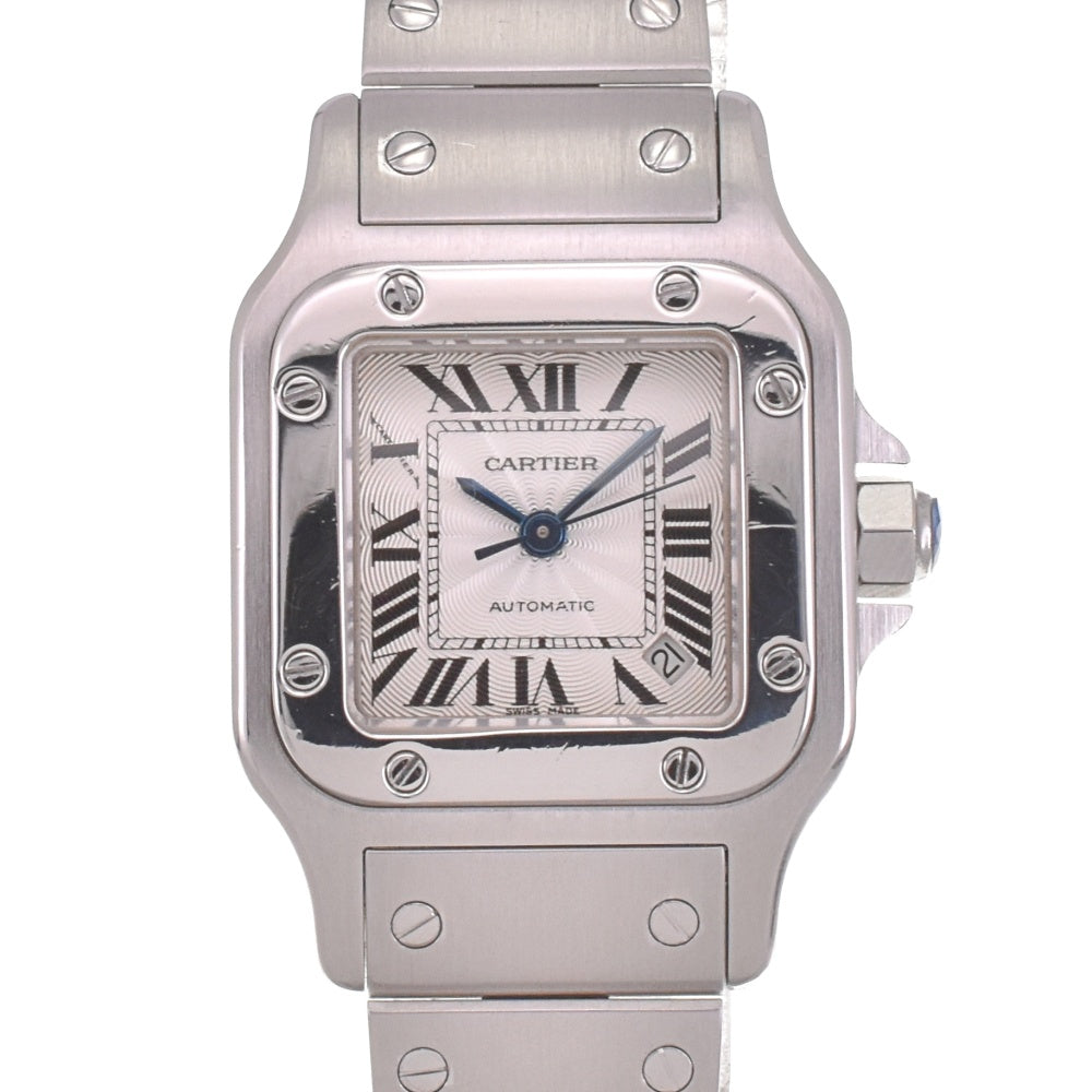 CARTIER Santosgalbe SM W20054D6 Silver Dial Automatic Ladies
 Watch I#142564