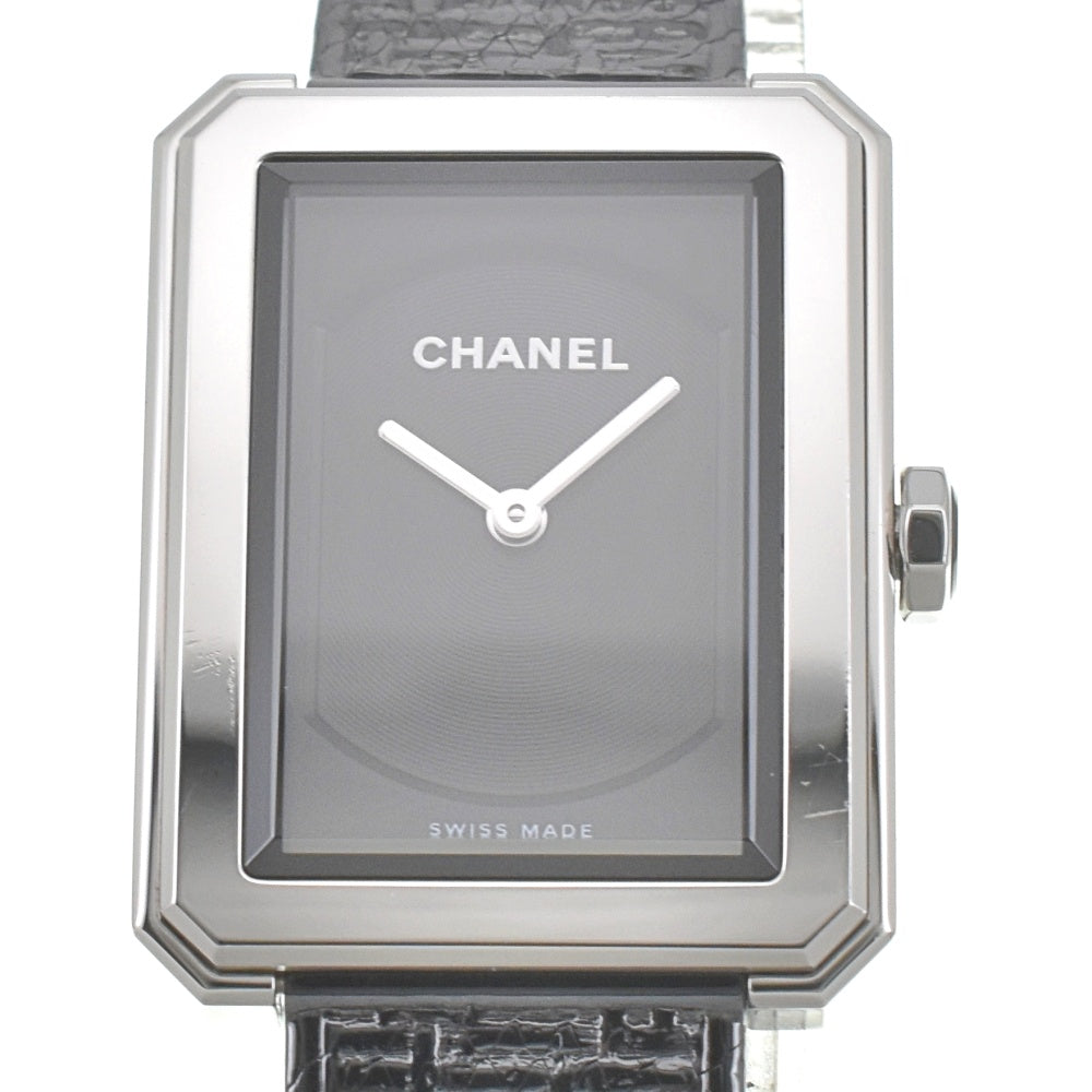 CHANEL Boyfriend tweed H5317 black Dial Quartz Ladies
 Watch J#142565