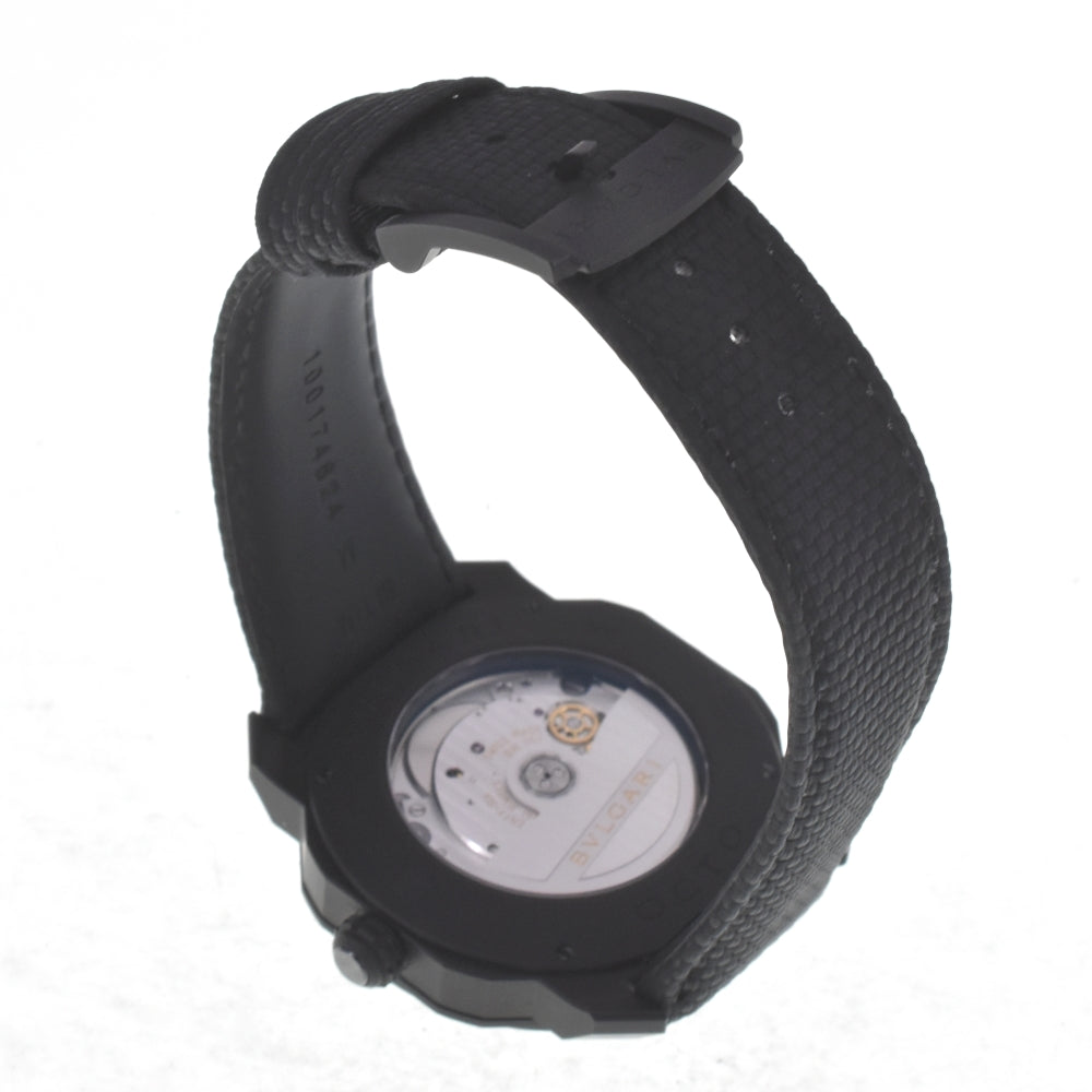 with paper BVLGARI Octo Roma Worldtimer OC41SWT black Dial Automatic Men's
 Watch H#142568