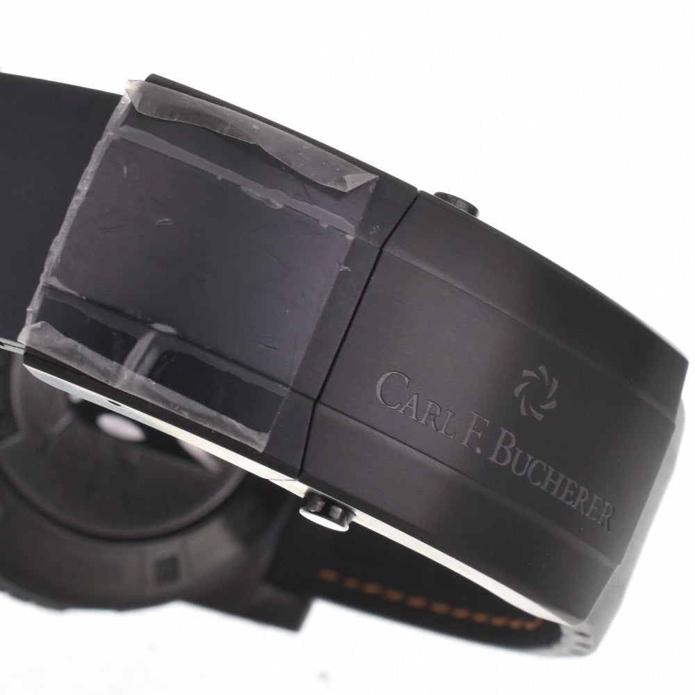 with paper CARL F.BUCHERER Patravi ScubaTec Black Manta 00.10632.28.33.99 black Dial Automatic Men's
 Watch I#142569