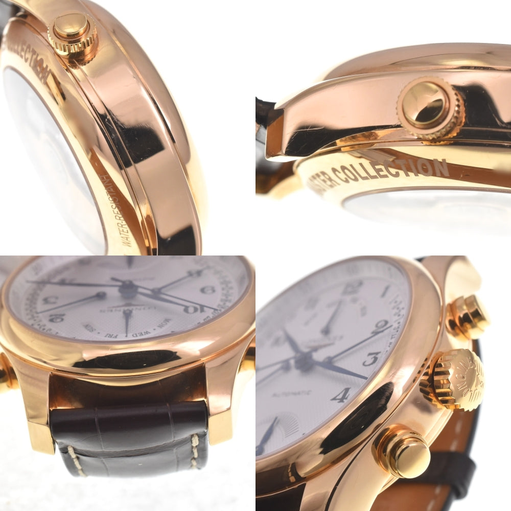 with paper LONGINES Master Collection Retrograde L2.714.8.78.3 Silver Dial Automatic Men's
 Watch H#142570