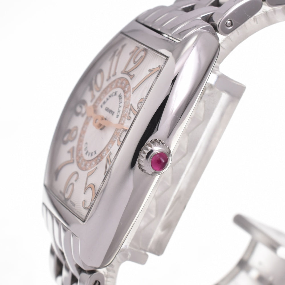 FRANCK MULLER Tonocarbex relief 1752QZCD1RSTG IN Diamond Dial Silver Dial Quartz Ladies
 Watch I#142572